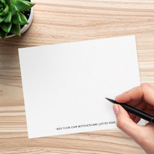 Tarjeta Pequeña Añadir tu propia cotización