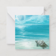 Anidación de tortuga acuática