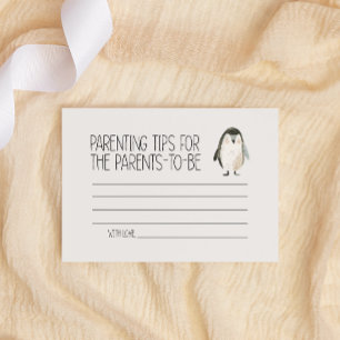 Tarjeta Pequeña Animales de Safari para Baby Shower Consejos de Cr