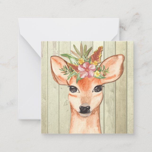TARJETA PEQUEÑA ANIMALES FIESTAS (Anverso)