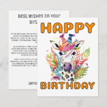 Aniversario de la Girafa