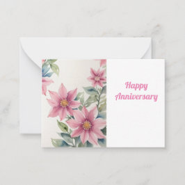 Tarjeta Pequeña Aniversario feliz