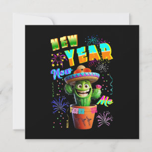 Tarjeta Pequeña Año Nuevo Yo Nueva