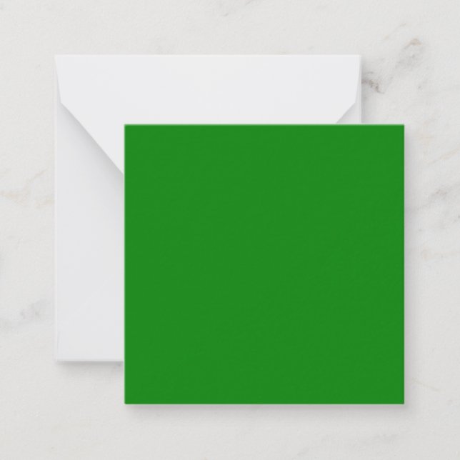 Tarjeta Pequeña Ao (inglés) (color sólido) (Anverso)