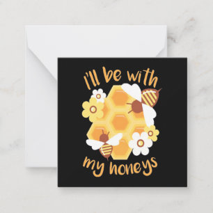 Tarjeta Pequeña Apicultor estará con mis mieles