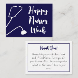 Tarjeta Pequeña Apreciación de enfermera de la Semana de Enfermera
