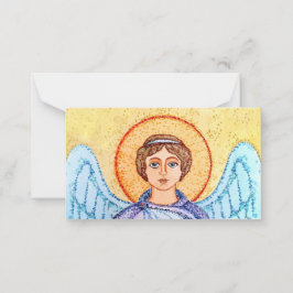 Tarjeta Pequeña Aquarellzeichnung eines Engels.