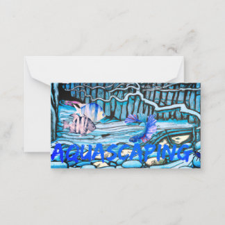 Tarjeta Pequeña Aquascaping