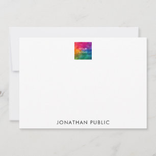 Tarjeta Pequeña Aquí está el logotipo de la empresa de envío de pl