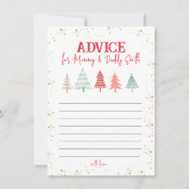 Tarjeta Pequeña Árbol de Navidad, Consejos para Padres en la Fiest