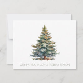 Tarjeta Pequeña Árbol de Navidad Corporativo