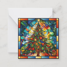 Árbol de Navidad de Vidrio Emplomado