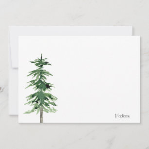 Tarjeta Pequeña Árbol de pájaros acuáticos