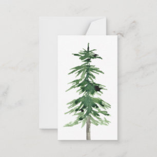Tarjeta Pequeña Árbol de pájaros acuáticos