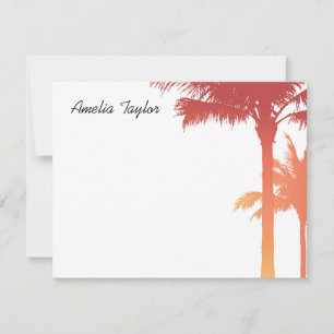 Tarjeta Pequeña Árbol de palma