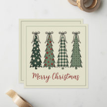 Árboles de Navidad Rústicos Personalizados para la
