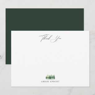 Tarjeta Pequeña Árboles forestales de Woodland Gracias