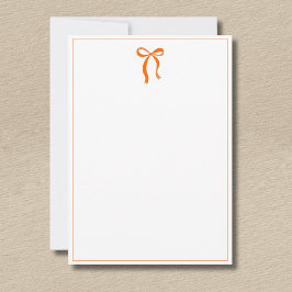 Tarjeta Pequeña Arco delgado de puesta de sol naranja simple sin t