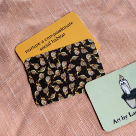 Tarjeta Pequeña Arte de caracol natural