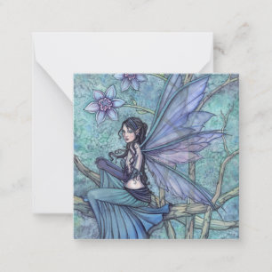 Tarjeta Pequeña Arte de Hada del Jardín Sereno de Molly Harrison