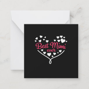 Tarjeta Pequeña Arte de Mami Mejor Mimi Jamás