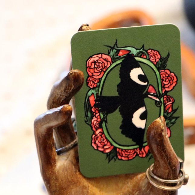 Tarjeta Pequeña Arte de pájaro carpintero (Subido por el creador)