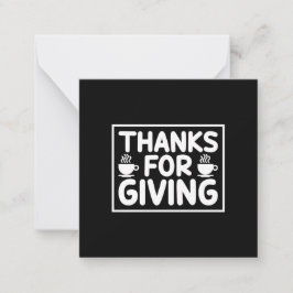 Tarjeta Pequeña Arte del Café Gracias por Dar