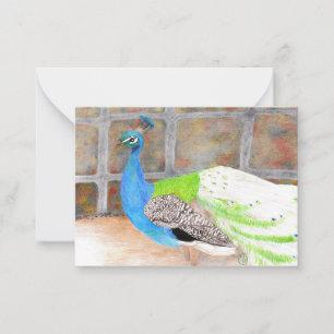 Tarjeta Pequeña Arte original "Cocky"