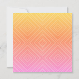 Tarjeta Pequeña Arte Pop Moderno Diamante Hipnótico Pastel Bonito