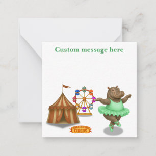 Tarjeta Pequeña artista de circo Helene
