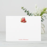 Atasco de fresa del país de Cottagecore personaliz