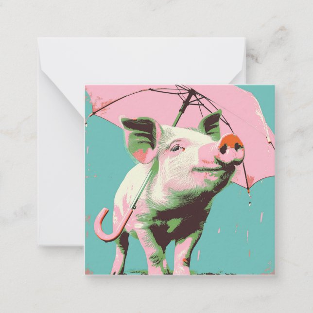 Tarjeta Pequeña Aventuras chisporroteantes: Diversión Minimalista  (Anverso)