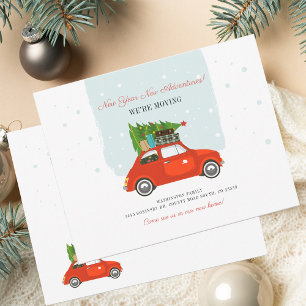 Tarjeta Pequeña Aventuras de Año Nuevo cambio de dirección en movi