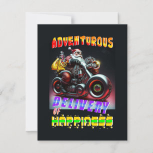 Tarjeta Pequeña Aventurosa Entrega De La Felicidad