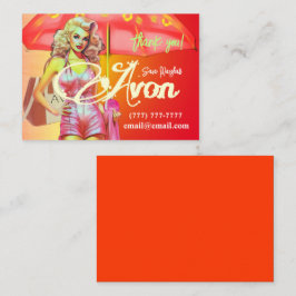 Tarjeta Pequeña Avon Fiesta Gracias