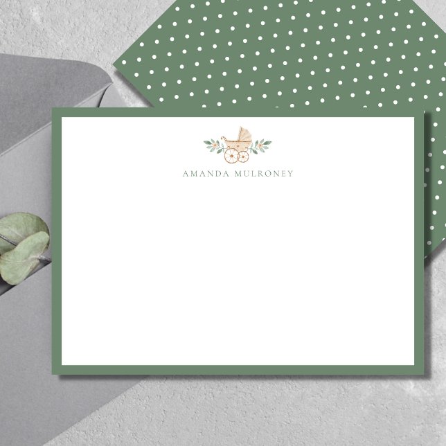 Tarjeta Pequeña Baby Shower Gracias Flat (Subido por el creador)