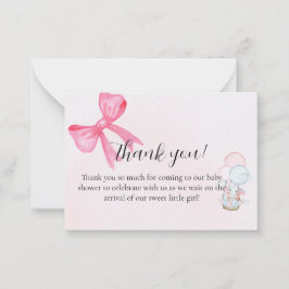 Tarjeta Pequeña Baby Shower Thank You Card Design