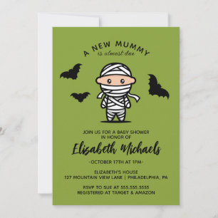 Tarjeta Pequeña BABY SHOWER   Una Mamá Nueva Casi Se Debe