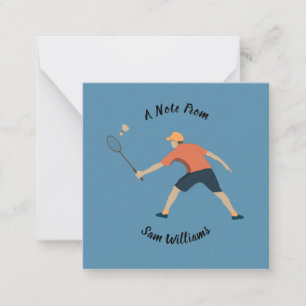 Tarjeta Pequeña Badminton