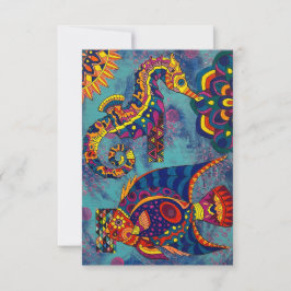 Tarjeta Pequeña Bajo el mar