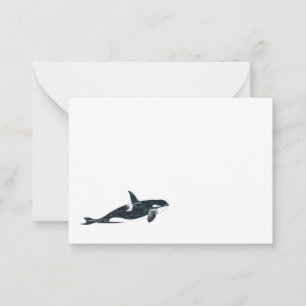 Tarjeta Pequeña Ballena asesina