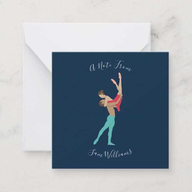 Tarjeta Pequeña Ballet (Anverso)