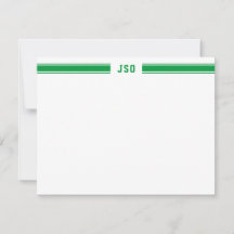 Bandas deportivas Monograma Masculino Verde y Blan