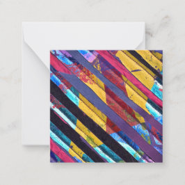 Tarjeta Pequeña Bandas textiles