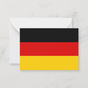 Tarjeta Pequeña Bandera de Alemania