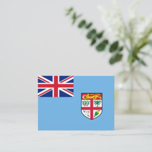 Tarjeta Pequeña Bandera de Fiyi