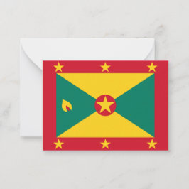 Tarjeta Pequeña Bandera de Granada