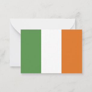 Tarjeta Pequeña Bandera de Irlanda