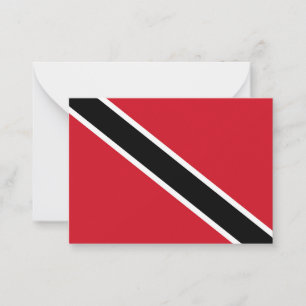 Tarjeta Pequeña Bandera de Trinidad y Tobago
