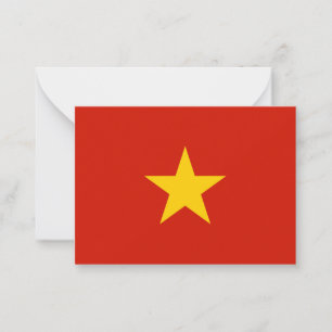 Tarjeta Pequeña Bandera de Vietnam